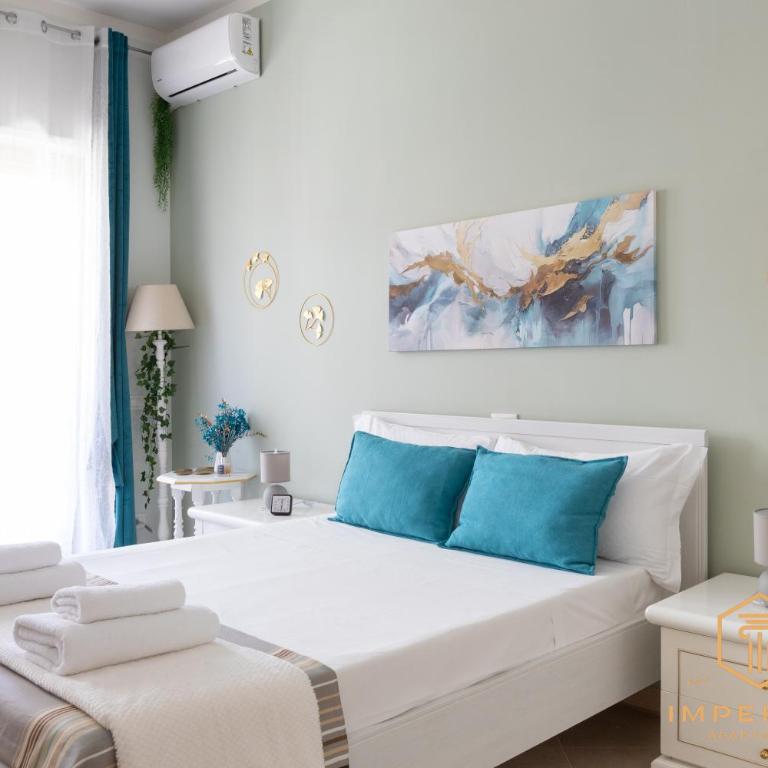 Imperium Aquaeductus - 5 min Metro, 8 Pax, 4 BDRM, 2 baths, A-C, park view - Appartamento con 4 Camere da Letto e Balcone - 10
