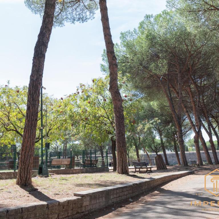 Imperium Aquaeductus - 5 min Metro, 8 Pax, 4 BDRM, 2 baths, A-C, park view - Appartamento con 4 Camere da Letto e Balcone - 45