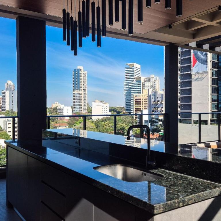 1D moderno • Centro financiero • Wi-Fi & A/C - Apartamento de 1 dormitorio - 21