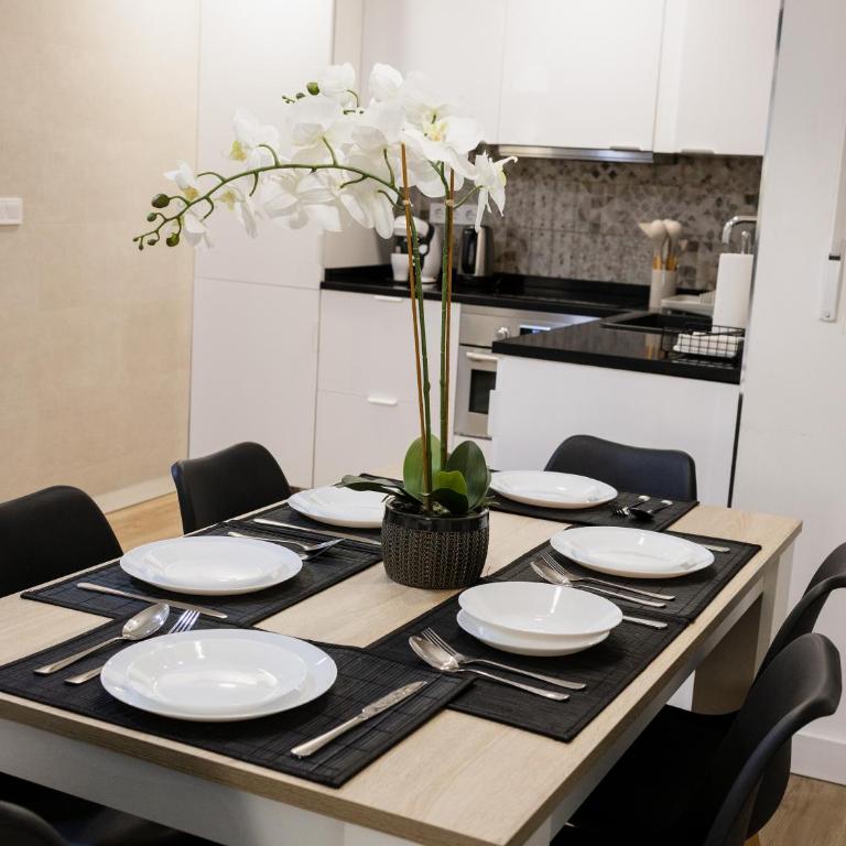 Madrid Puerta de Toledo en el centro de la ciudad Apartamento moderno en Madrid ideal para estancias corporativas y media estancia 15 días o mas Espacios amplios y confortables - Apartamento de 2 dormitorios - 5