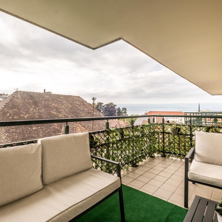 La Résidence Fleurie, vue sur le Lac Léman - Apartment mit 1 Schlafzimmer - 38