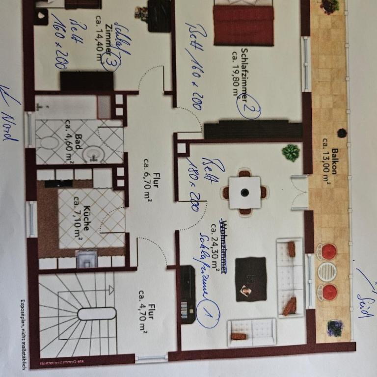 München Trudering 3 Schlafzimmer 90 qm sehr ruhig, U-S Bahn 350m - Three-Bedroom Apartment with Balcony - 7