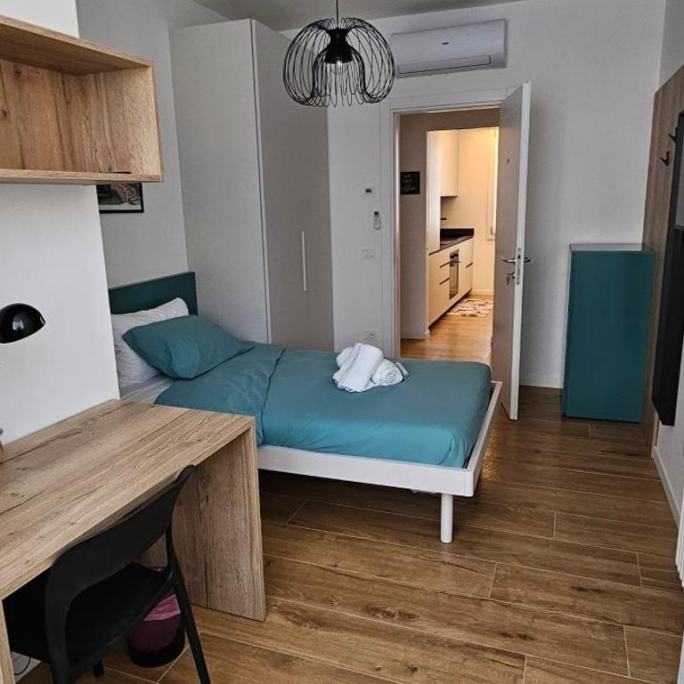 casa bonardi stanze a padova - Single Room with Shared Bathroom and Close terrace - 1