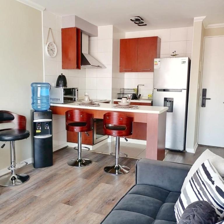 Central, recién remodelado y con vista al oriente - One-Bedroom Apartment - 11