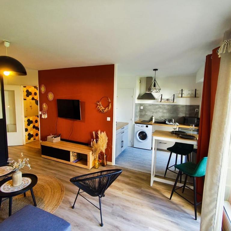 Suite Drop and Dodo - 2 personnes - Colombier Arsenal - Second Lodge - Rennes - One-Bedroom Apartment - 11