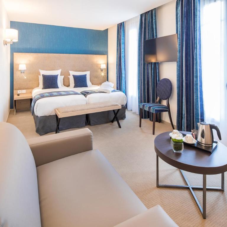 Hôtel Le Rive Droite & SPA - Habitación Doble Deluxe - 2 camas - 1