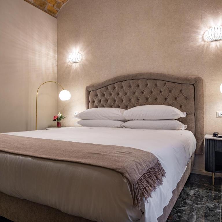Roma suite hotel - Camera Matrimoniale Deluxe con Balcone - 6