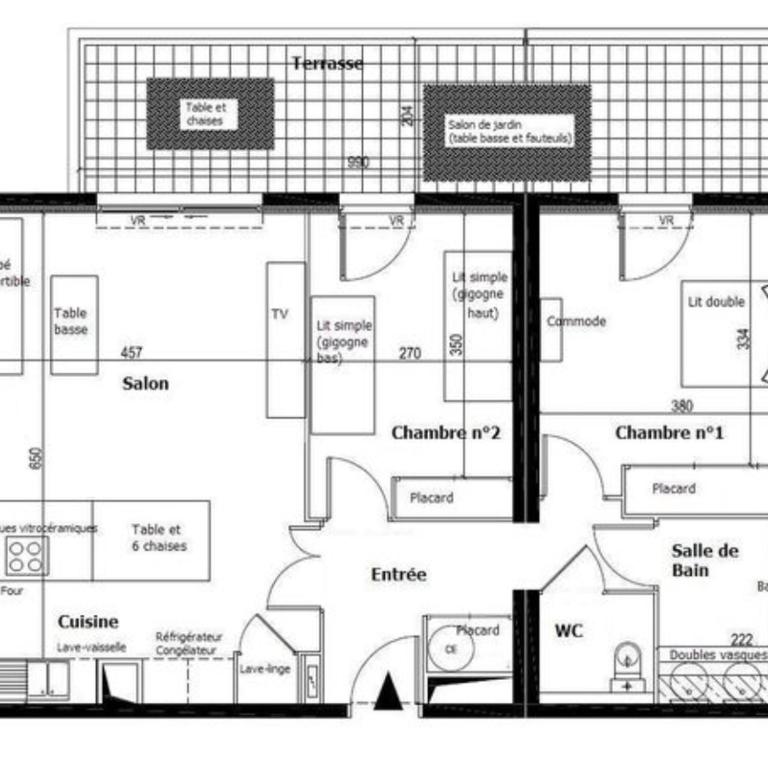 Playabella, 3 pièces, clim, piscine, plage villeroy, parking - Appartement 2 Chambres - 10