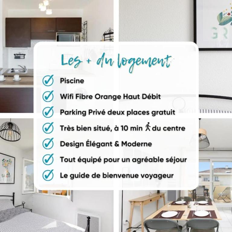 Les Arômes Residence with Pool & Parking Grasse - Appartement 1 Chambre - 6