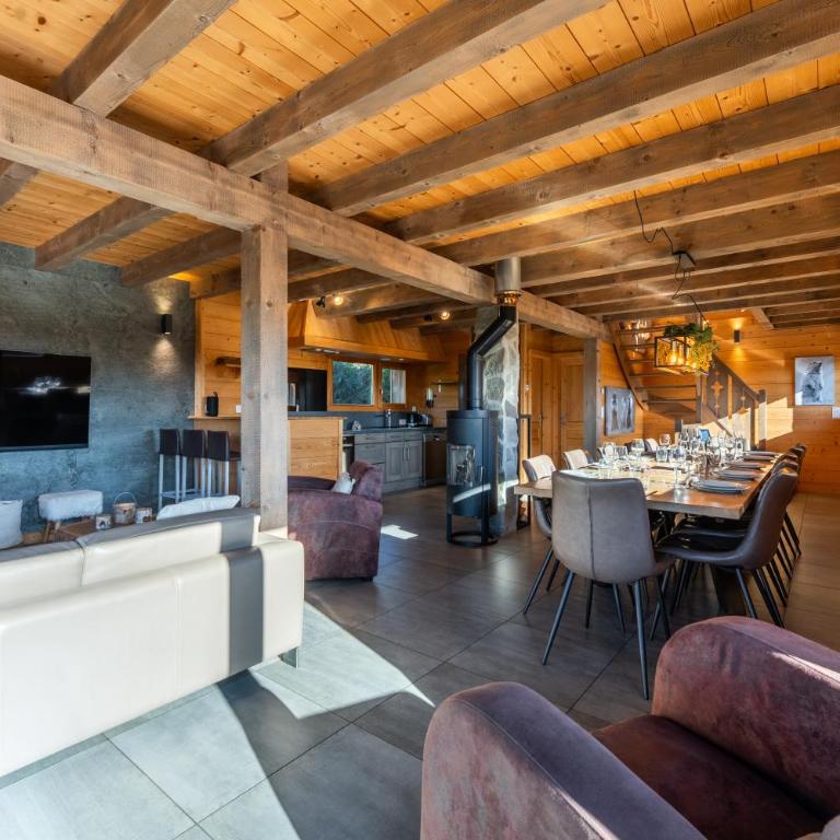 Chalet des Cîmes, chaleureux avec jacuzzi et sauna - Chalet - 85