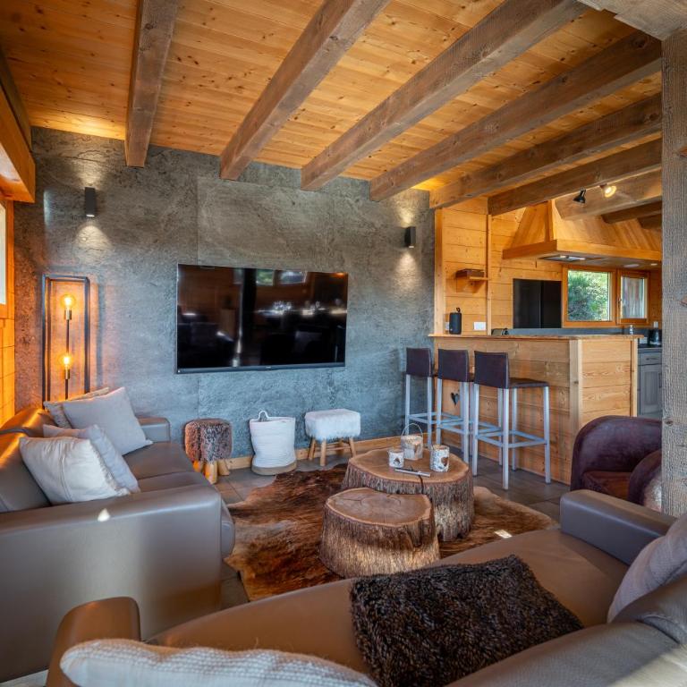 Chalet des Cîmes, chaleureux avec jacuzzi et sauna - Chalet - 78