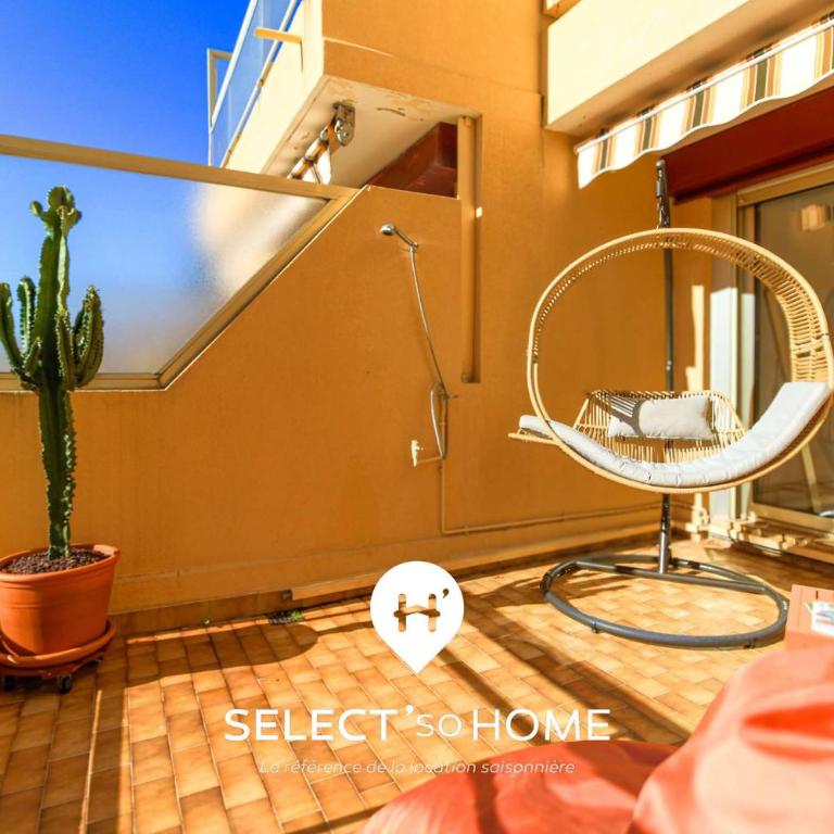 SELECT' - Appartement avec vue mer, sur les hauteurs du centre-ville avec parking privé - DOLCE VITA - Appartement - Vue sur Mer - 12