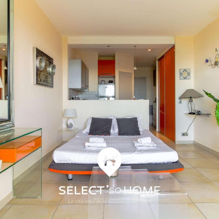 SELECT'soHOME - Vue mer exceptionnelle - Studio sur la plage avec parking privé ! - FREGATE-04 - Studio - Vue sur Mer - 4