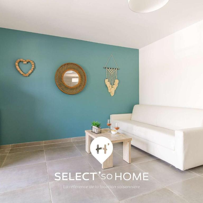 SELECT'soHOME - Appartement à deux pas de la plage de La Favière et de ses commences avec parking privé pour 6 personnes ! - ILOA-C11 - Appartement 2 Chambres - 4