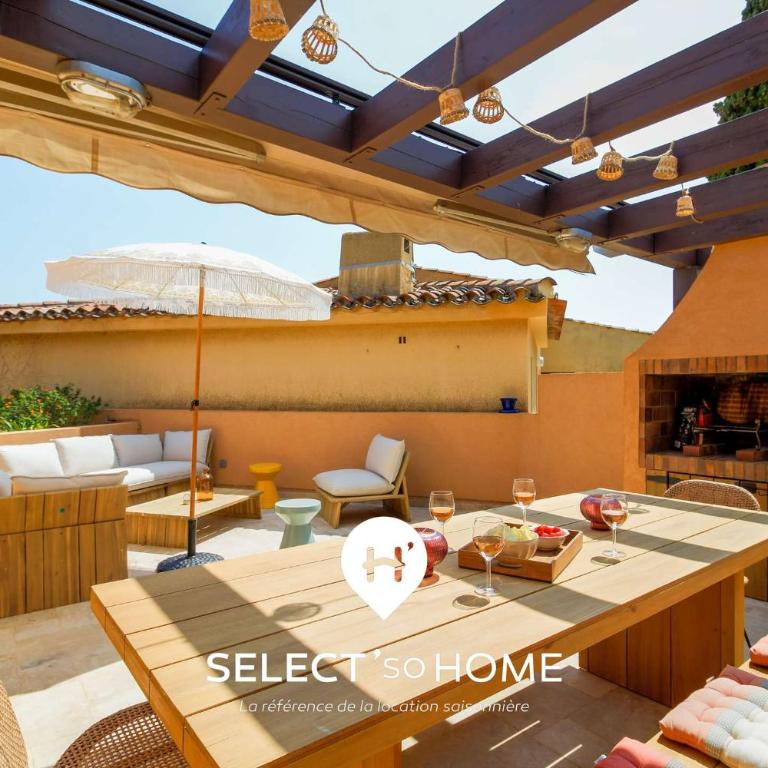 SELECT'soHOME - Duplex avec rooftop à Saint-Clair au Lavandou à quelques pas de la plage - PARCFO-16 - Appartement avec Terrasse - 11
