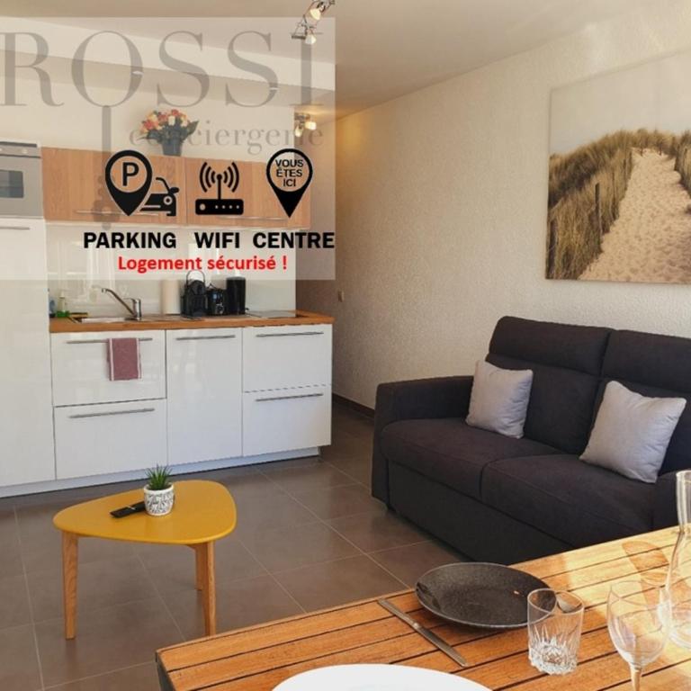 T2 Magellan Parking privé WIFI - Centre-ville - ROSSIconciergerie - Linge en option - Apartamento de 1 dormitorio - 1