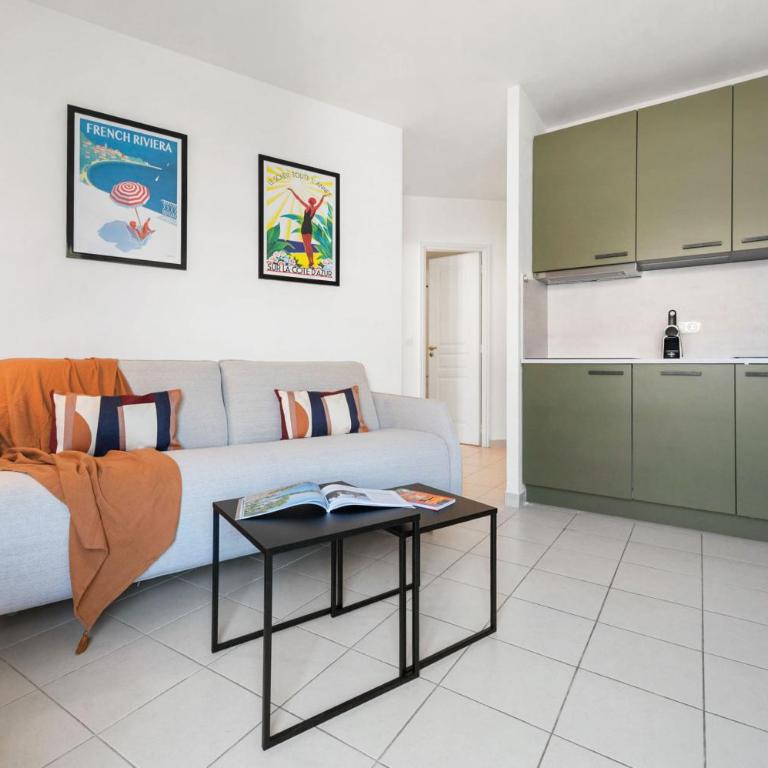 Queen Garden V, Charmant 2 pièces centre ville, AC, vue mer - Apartment mit 1 Schlafzimmer - 6