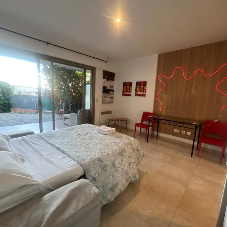 Grand studio avec terrace et parking - Studio Apartment - 2
