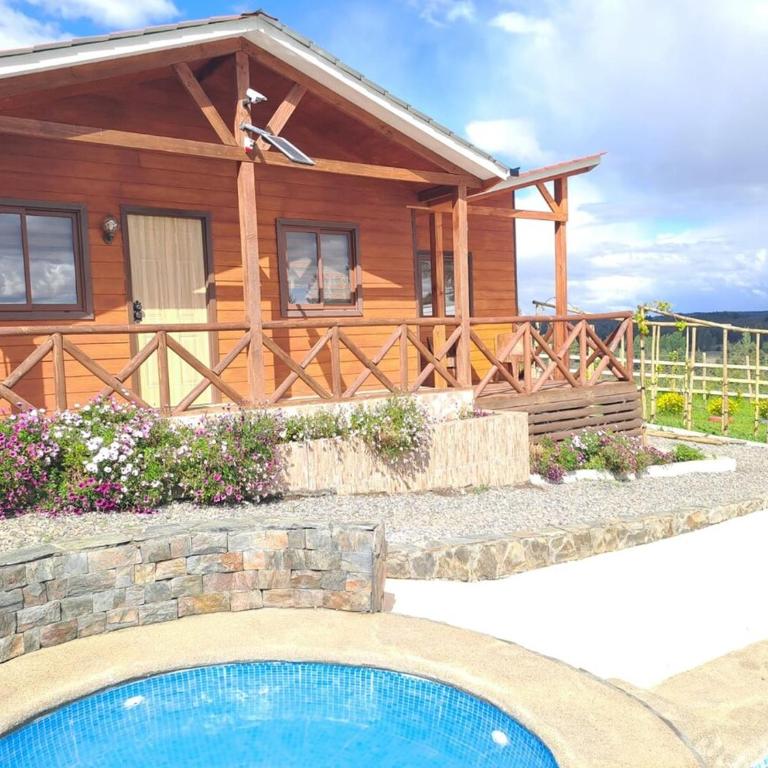 Quillon Cabaña Privada Vista al Valle - Four-Bedroom Vacation Home - 14