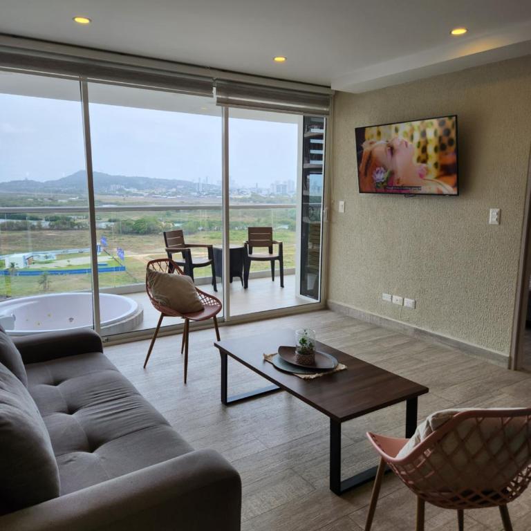 Cartagena Dominique1409 con Jacuzzi en balcón - Apartamento de 1 dormitorio - 8