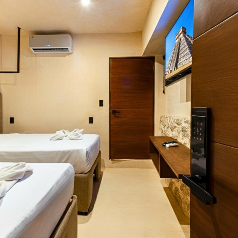 Hotel Pakal 58 Centro - Habitación Doble - 2 camas - 2