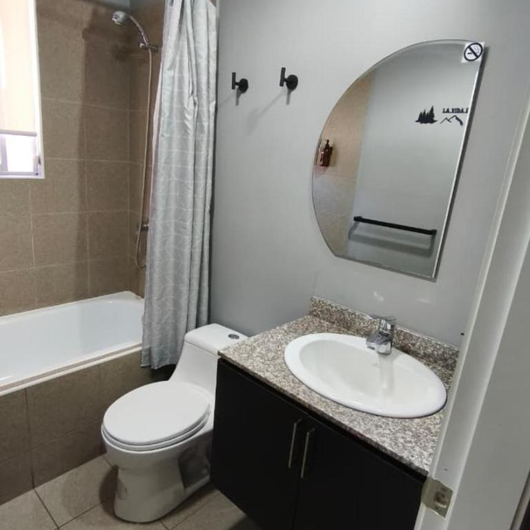 Mini Suite Equipada Cómoda, acabados de lujo, gym, piscina, coworking, sala juegos - One-Bedroom Apartment - 14