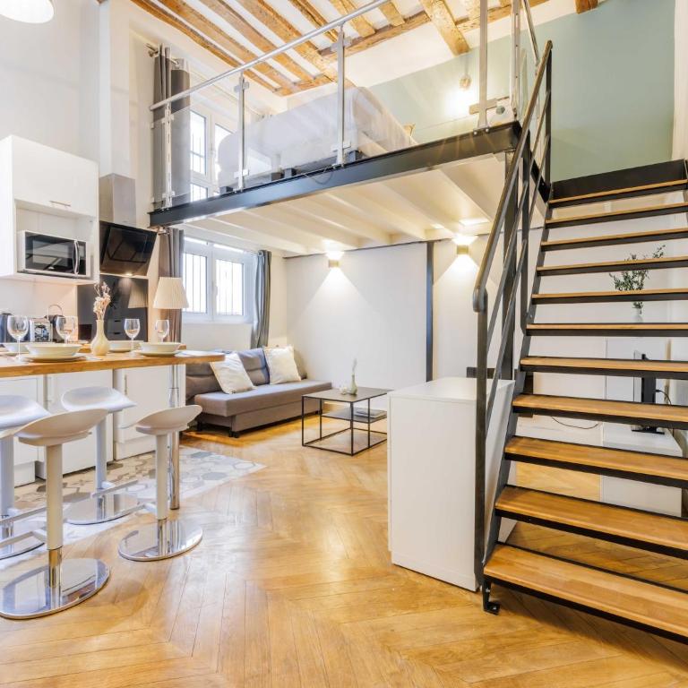 Quiet apartment 1BR 4P - Quartier du Mail - One-Bedroom Apartment - 5