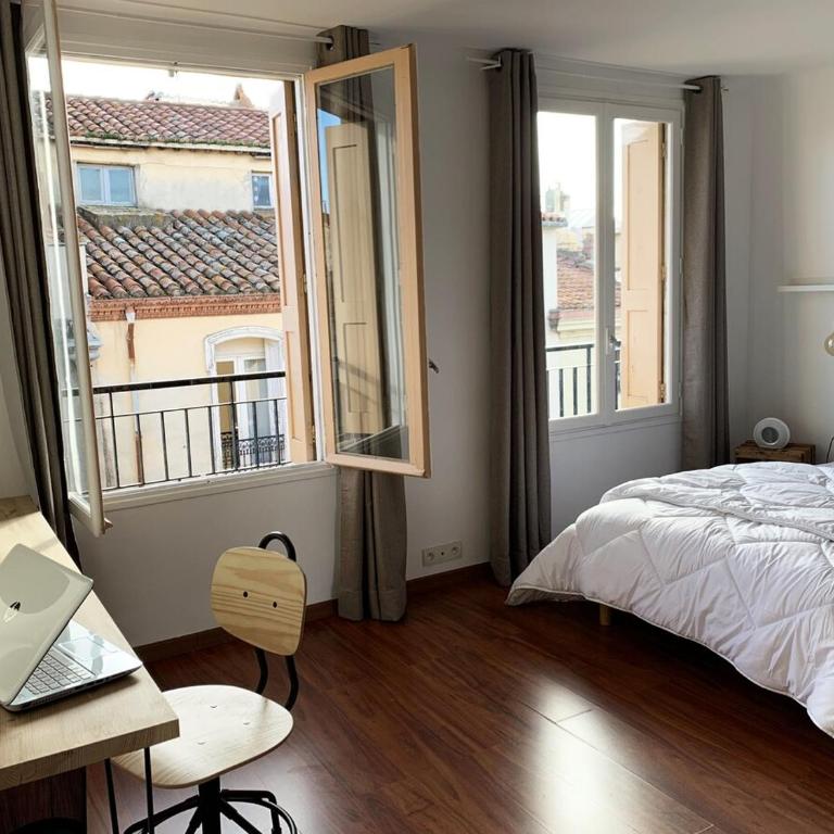 Cozy nest for 6 in downtown Perpignan - Appartamento con 3 Camere da Letto - 17