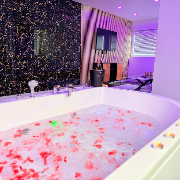 Les Suites Bisous Metz - Jacuzzi & Private Sauna - One-Bedroom Apartment - 17