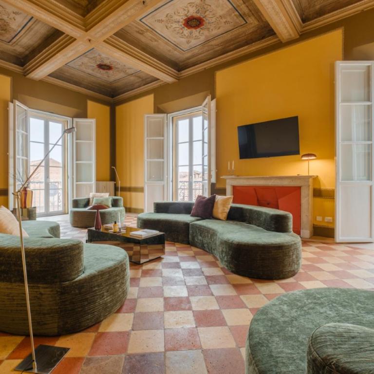 Unique Luxury Bologna Penthouse with Frescoes and Charm - Appartamento - 7