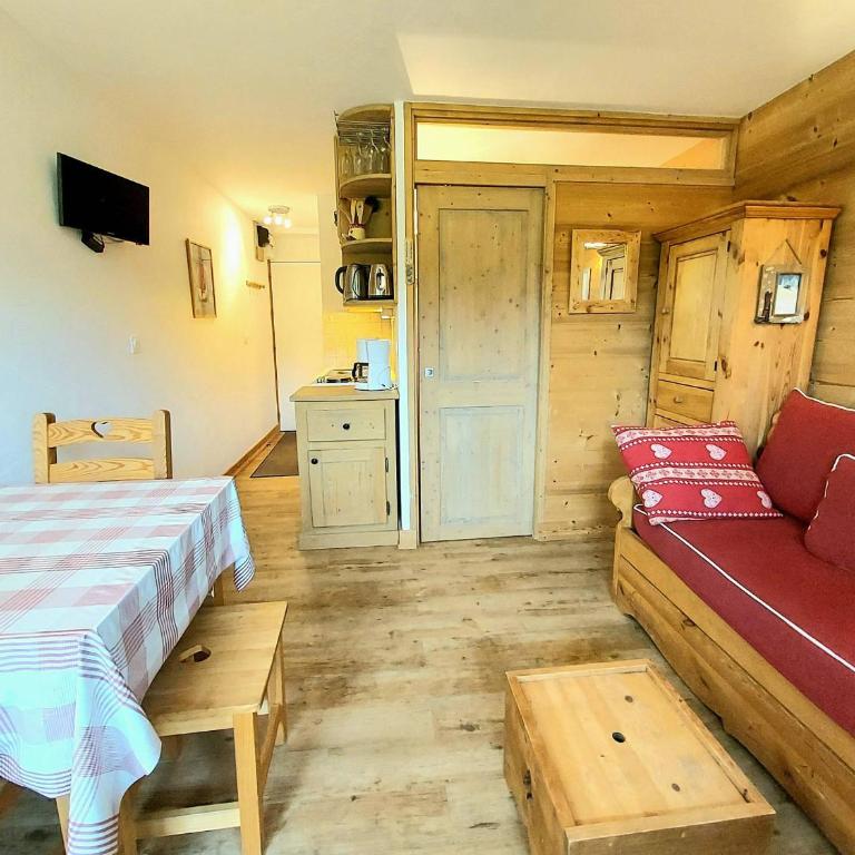 Studio-cabine rénové, balcon sud, pieds des pistes, 4 pers, Plagne Villages - Studio - 5