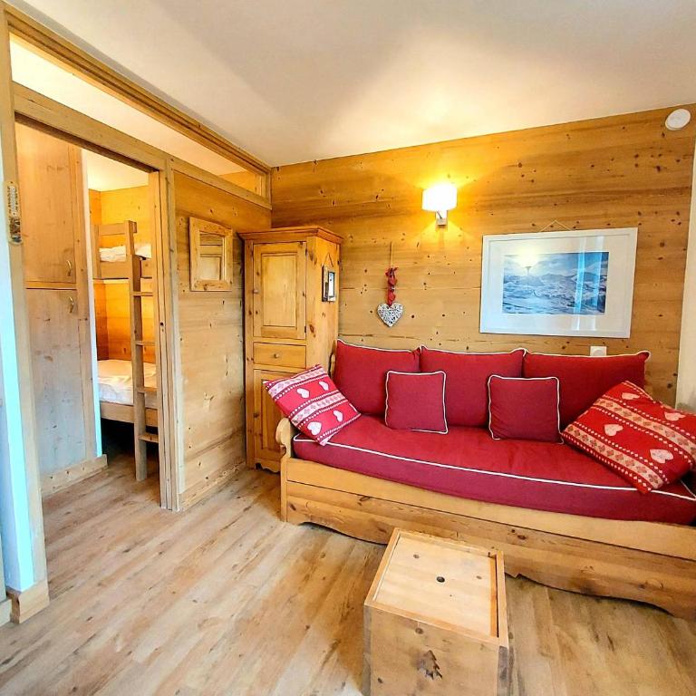Studio-cabine rénové, balcon sud, pieds des pistes, 4 pers, Plagne Villages - Studio - 9