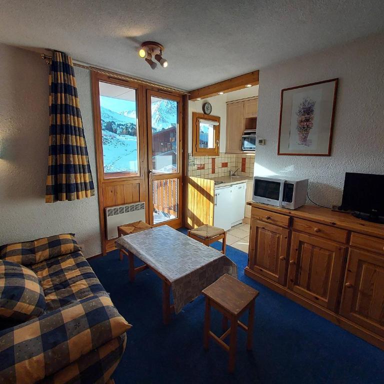 Studio cosy 3 pers, balcon Sud-Ouest, ski aux pieds - Studio - 5