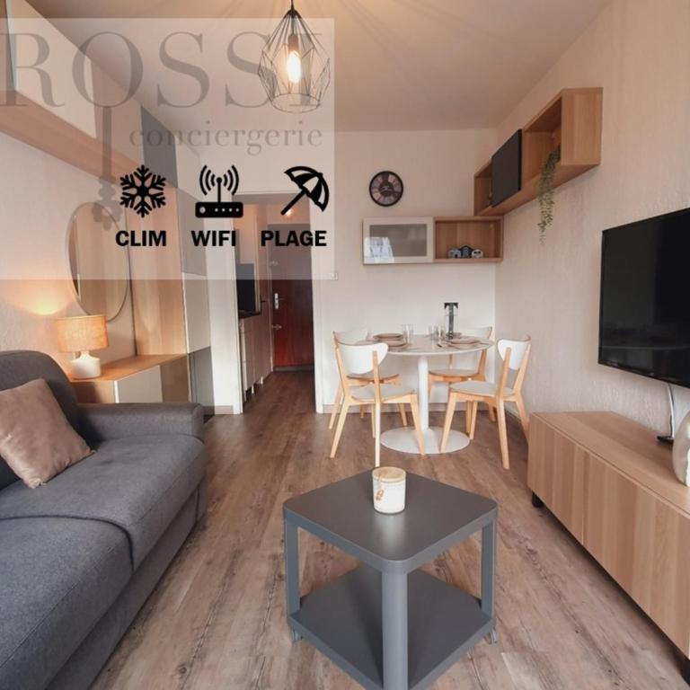 Le Petit Saint Clair accès direct Plages pour 2 Climatisation Wifi - ROSSIconciergerie - Linge inclus - Standard Studio - 1