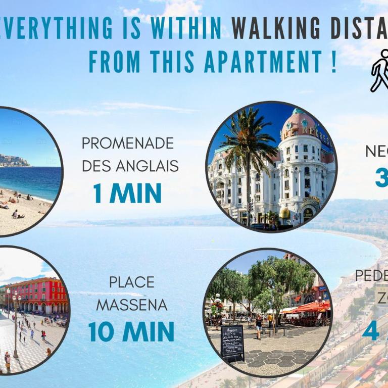 Nestor&Jeeves - MANEL - Terrasse et acces direct Promenade des Anglais - Appartamento con Terrazza - 17