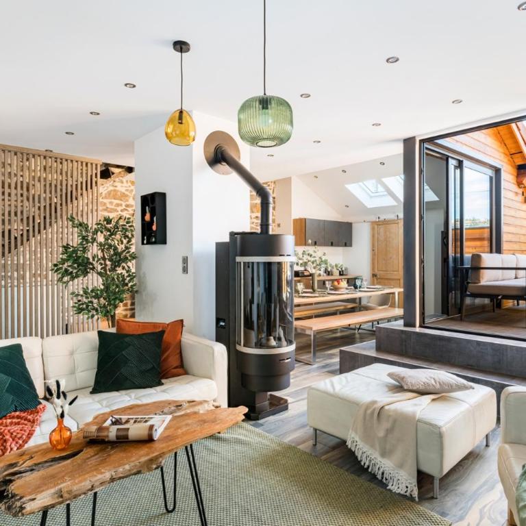 Le Rooftop Loft premium 3 chambres avec terrasse & parking en centre-ville de Saint-Étienne - Premium Apartment mit 3 Schlafzimmern - 1