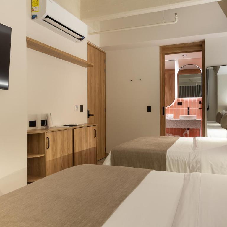 Hotel Tres Altares Sabaneta - Habitación Doble - 2 camas dobles - 12