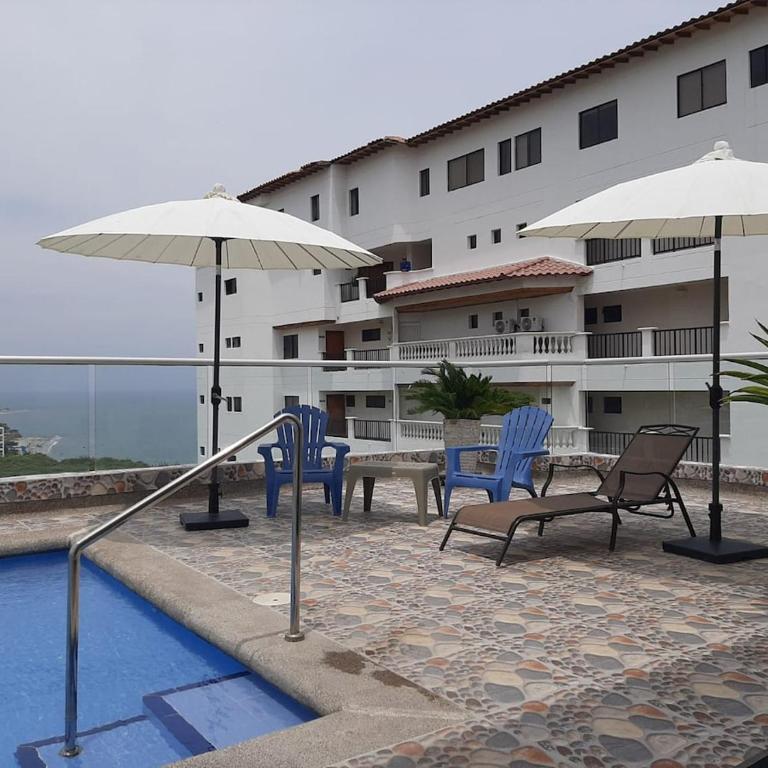 Apartamento con vista al mar en Bello Horizonte, Santa Marta - Three-Bedroom Apartment with Sea View - 21