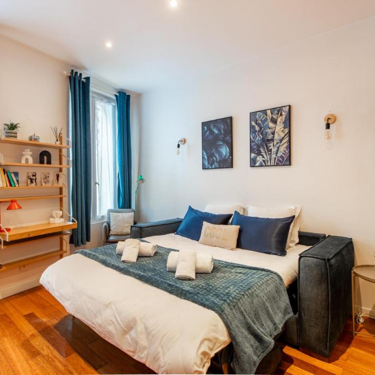 Designer and stylish flat in vibrant Belleville neighborhood near the metro - Appartement 1 Chambre Deluxe - 7