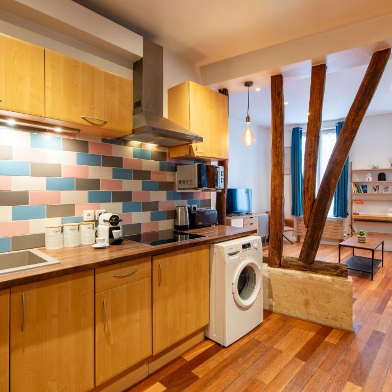 Designer and stylish flat in vibrant Belleville neighborhood near the metro - Appartement 1 Chambre Deluxe - 18
