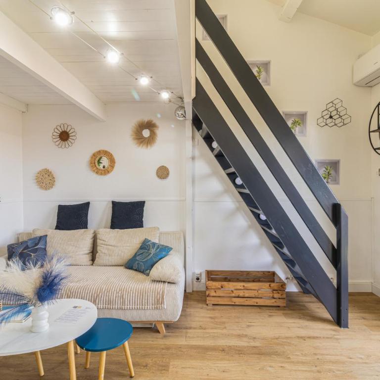 T2 MODERNE VUE MER LES SABLETTES CLIM- WiFi- PARKING - Apartment mit 1 Schlafzimmer - 3