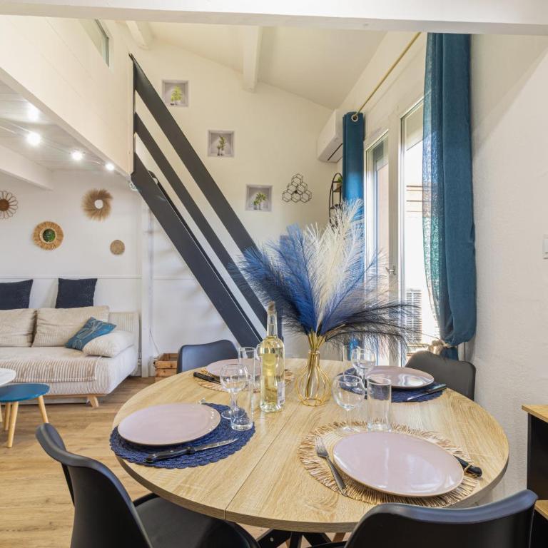 T2 MODERNE VUE MER LES SABLETTES CLIM- WiFi- PARKING - Apartment mit 1 Schlafzimmer - 9