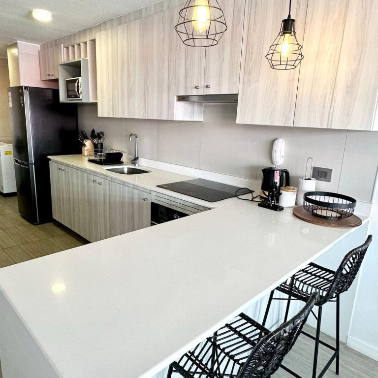 Exquisito depto a pasos del mar - One-Bedroom Apartment - 14