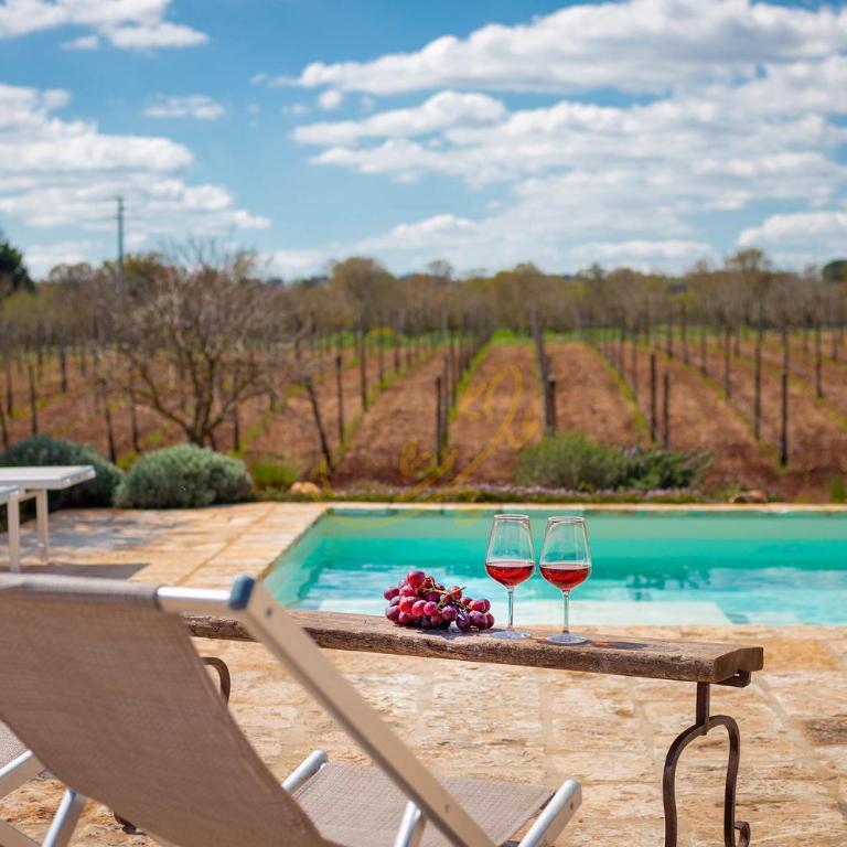 TD Trulli Perla Bianca Trulli w Pool Vineyards - Casa Vacanze - 40