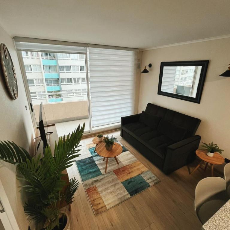 Moderno Depto con Terraza, Estacionamiento y Piscina, La Cisterna - Apartamento de 1 dormitorio - 1