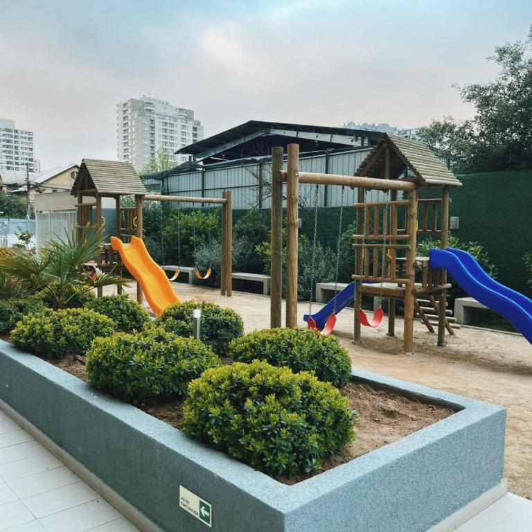 Moderno Depto con Terraza, Estacionamiento y Piscina, La Cisterna - Apartamento de 1 dormitorio - 4