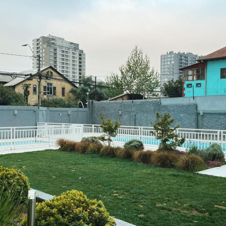Moderno Depto con Terraza, Estacionamiento y Piscina, La Cisterna - Apartamento de 1 dormitorio - 8