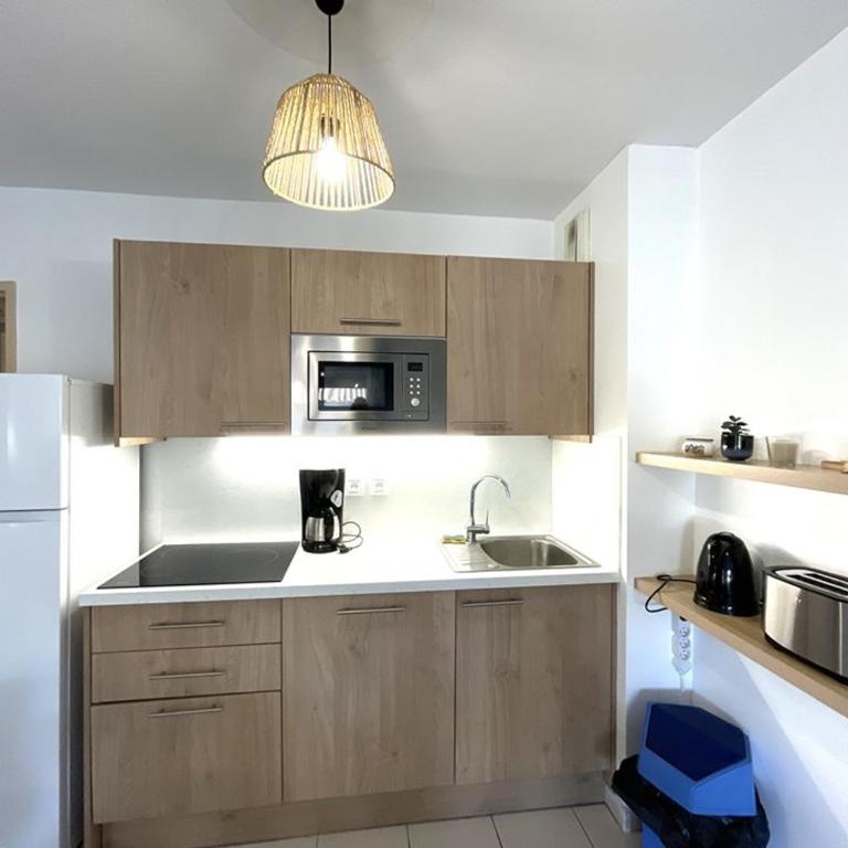 T3 Cabine avec Piscine, Parking, Animaux admis à Moliets-et-Maa - Appartement 2 Chambres - 7