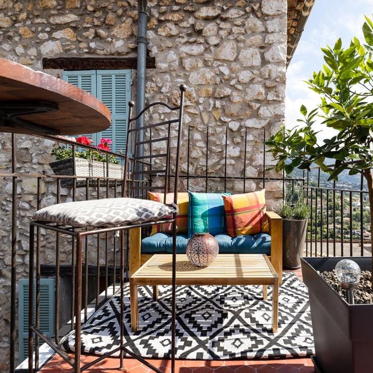 BnB La Sanverine, historic center Vence - Appartement 1 Chambre avec Terrasse - 13