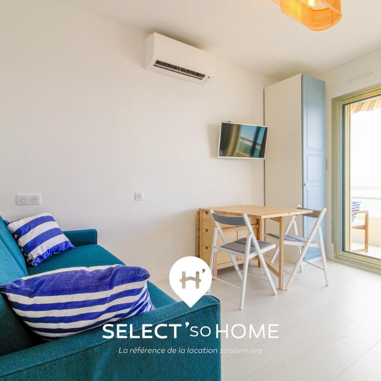 SELECT'so HOME - Studio cabine avec vue mer à 160 ! - Parking et linge inclus - BEACH-04 - Apartamento Estudio con vistas al mar - 5